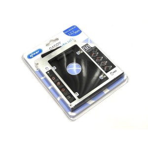 CASE HD ADAPTADOR CADDY DVD PARA HD OU SSD 12.7MM AD0311