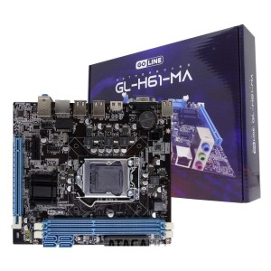 PLACA MAE GOLINE GL-H61-MA VGA/HDMI/USB2.0/LAN/SOM/DDR3 1155