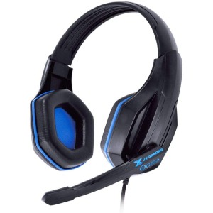 HEADSET VX GAMING OGMA PT/AZUL VINIK