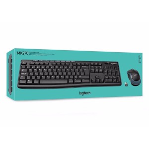 KIT MOUSE  TECLADO SEM FIO MK270 LOGITECH
