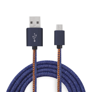 CABO DE DADOS USB V8 TURBO 3.0A 1M JEANS XC-CD-31