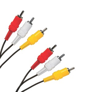 CABO 3RCA + 3RCA  1.8 METROS X-CELL XC-RCA3
