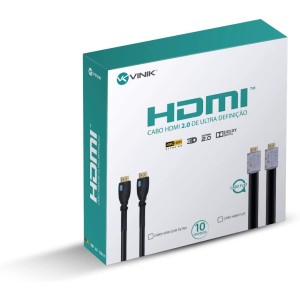 CABO HDMI 2.0 4K C/ FILTRO 10M H20F-10 VINIK 29236