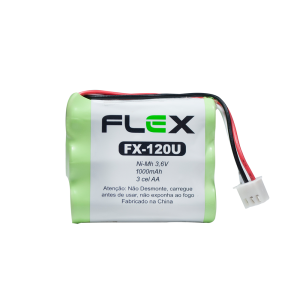 BATERIA TELEFONE SEM FIO 1000MAH 3,6V FX-120U FLEX