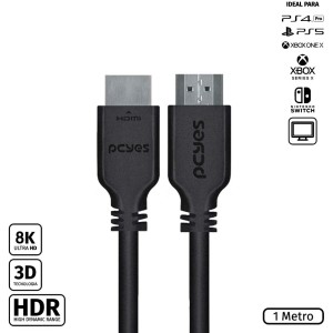 CABO HDMI 2.1 MACHO 1 METRO - PHM21-1 PCYES