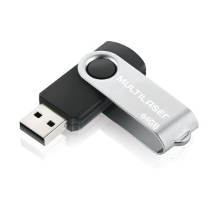 PEN DRIVE 64GB MULTILASER PD590