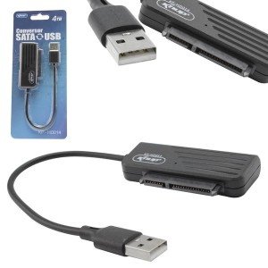 CONVERSOR SATA USB 2.0 HD/SSD SATA DE 2.5