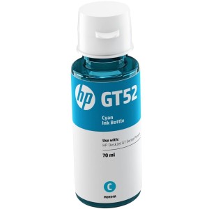 GARRAFA DE TINTA HP INC GT52 CIANO M0H54AL