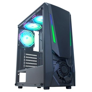 GABINETE GAMER KMEX JAEGER II CG02TJ PAINEL, FITA E FAN RGB CG02TJRH002CB0X