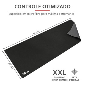 MOUSE PAD 21569 GXT-758 CONTROL XXL DE ALTA PRECISAO PRETO TRUST