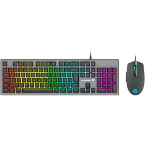 TECLADO E MOUSE COM FIO GAMER FORTREK RANGER RAINBOW 70551