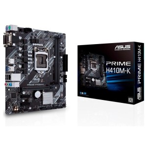 PLACA MAE ASUS PRIME H410M-K VGA/DVI/USB3.2/LAN/SOM/DDR4 LGA1200