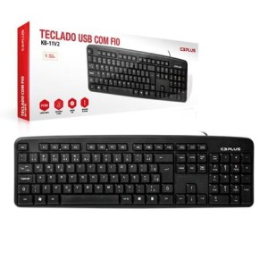 TECLADO USB PADRAO KB-11BKV2 PRETO C3PLUS