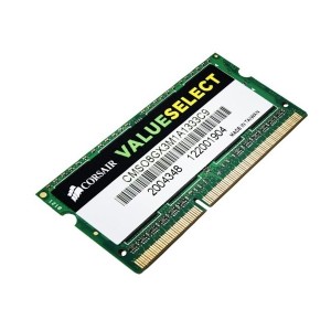 MEMORIA DDR3 8GB 1333 NOTEBOOK CORSAIR VALUE SELECT CMS08GX3M1A1333C9