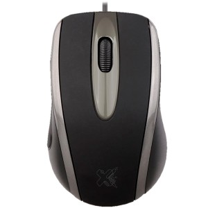 MOUSE USB TECHZONE MAXPRINT PRETO/CINZA 6013930