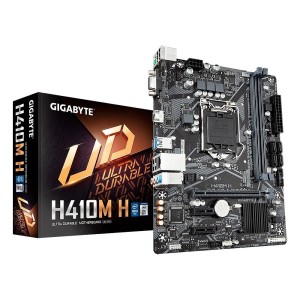PLACA MAE GIGABYTE H410M H VGA/HDMI/USB3.2/M.2/LAN/SOM LGA1200