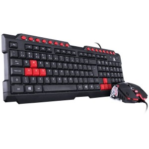COMBO TECLADO E MOUSE VX GAMING GRIFO - VGC-01V VERMELHO VINIK