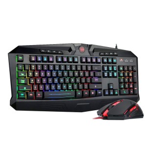 COMBO GAMER REDRAGON TECLADO HARPE K503 RGB E MOUSE CENTROPHORUS M601 S101-1