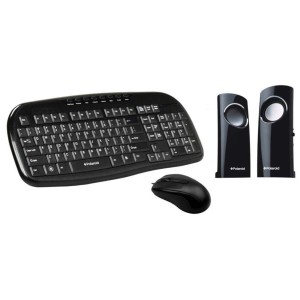 KIT TECLADO, MOUSE E CAIXA DE SOM POLAROID PKMSC-3000PRO