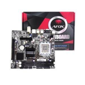 PLACA MAE 775 AFOX IG41-MA7 VGA/DDR3/USB2.0/LAN/SOM LGA775