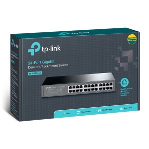 SWITCH 24 PORTAS 10/100/1000 MBPS TPLINK TL-SG1024D