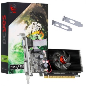 PLACA DE VIDEO GT610 2GB DDR3 64 BITS LOW PROFILE SINGLE FAN PAKGT6102GBDR3SF