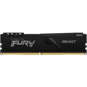 MEMORIA DDR4 16GB 3200 KINGSTON FURY BEAST PRETO KF432C16BB/16