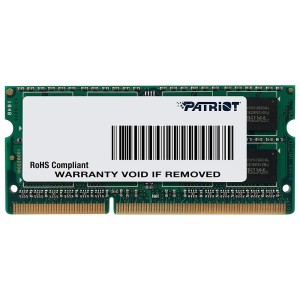 MEMORIA NOTEBOOK DDR3L 4GB 1600 PATRIOT SIGNATURE - PSD34G1600L81SL