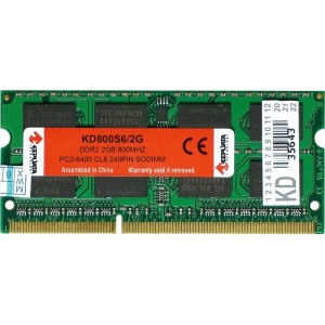 MEMORIA NOTEBOOK DDR2 2GB 800MHZ KEEPDATA KD800S6/2G