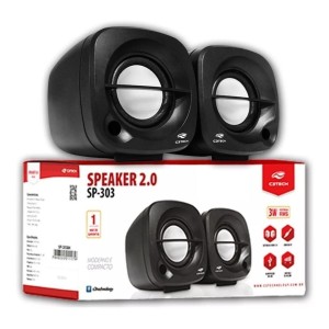 CAIXA DE SOM 2.0 SP-303BK C3TECH