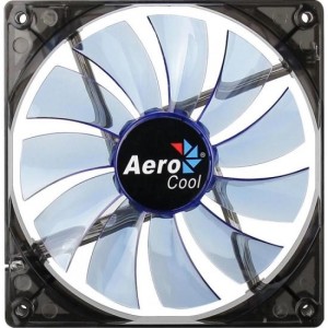 COOLER FAN AEROCOOL 140X140MM LIGHTNING BLUE EN51400