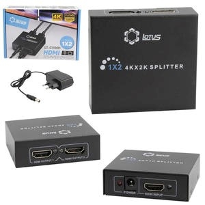 SPLITTER DIVISOR HDMI 1 ENTRADA 2 SAIDAS FULL HD 3D LOTUS LT-C001 HUB0025LT