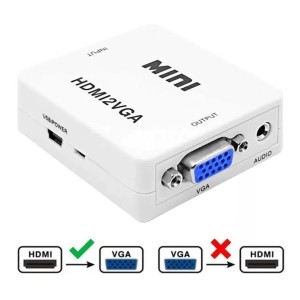 CONVERSOR HDMI PARA VGA AD0383 HDMI2VGA